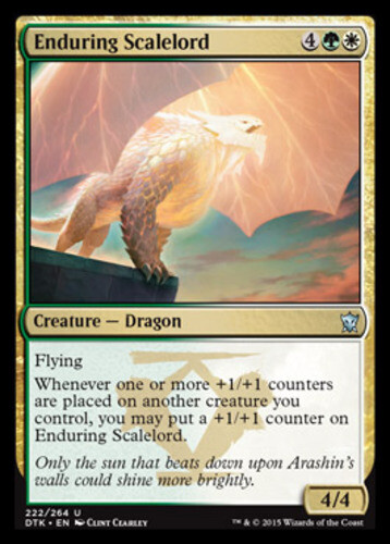 Enduring Scalelord x4 - Dragons of Tarkir - NM-Mint, English - Dragons of Tarkir
