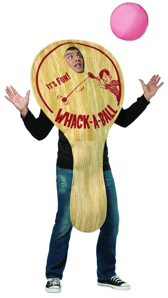 Rasta Imposta Funny Paddle Ball Costume Adult One Size Fits Most