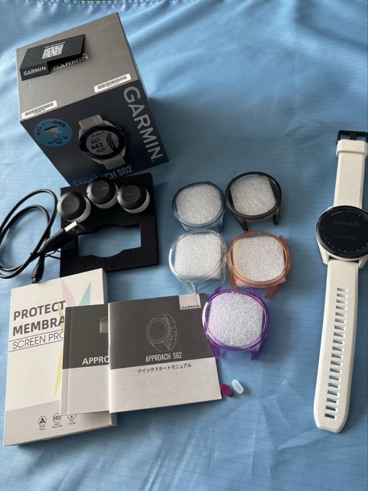 Garmin Approach S62 White Gps Golf Watch Ct10