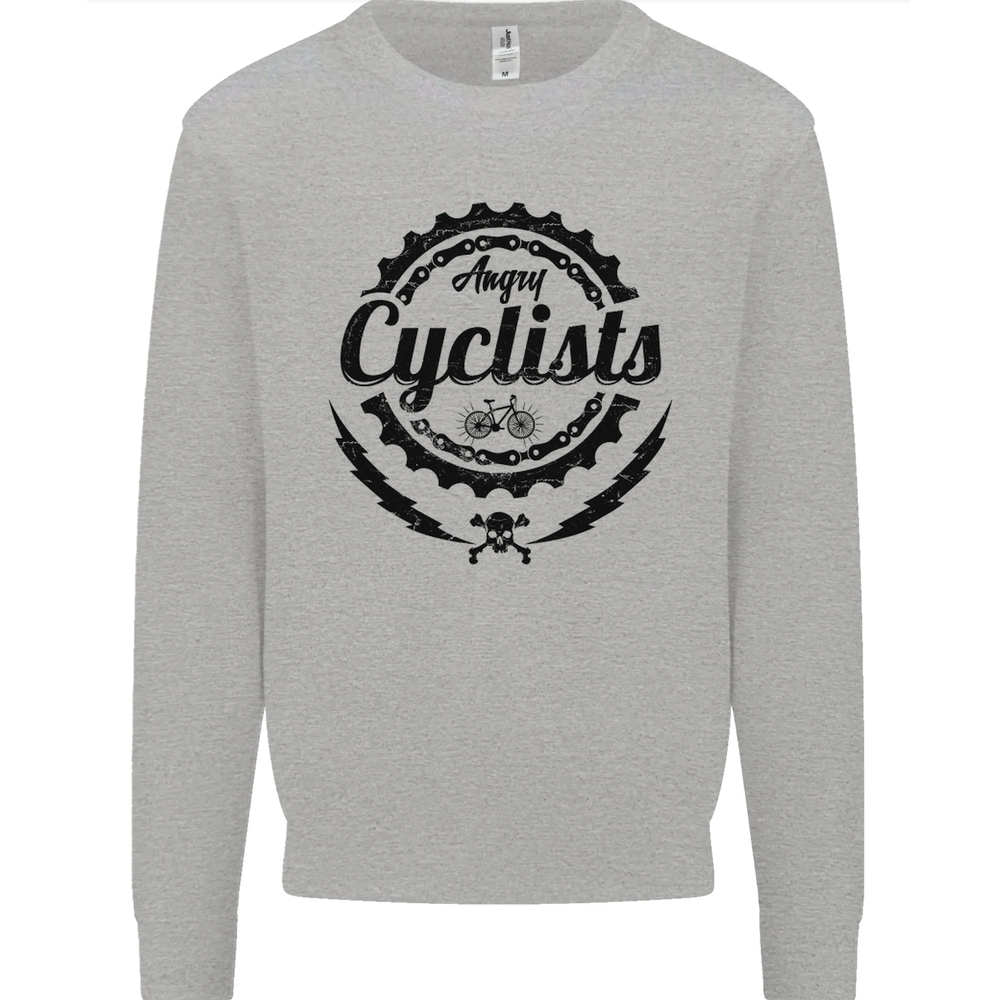Angry Cyclist Cyclist Funny Bicycle Bike Mens Sweatshirt Jumper