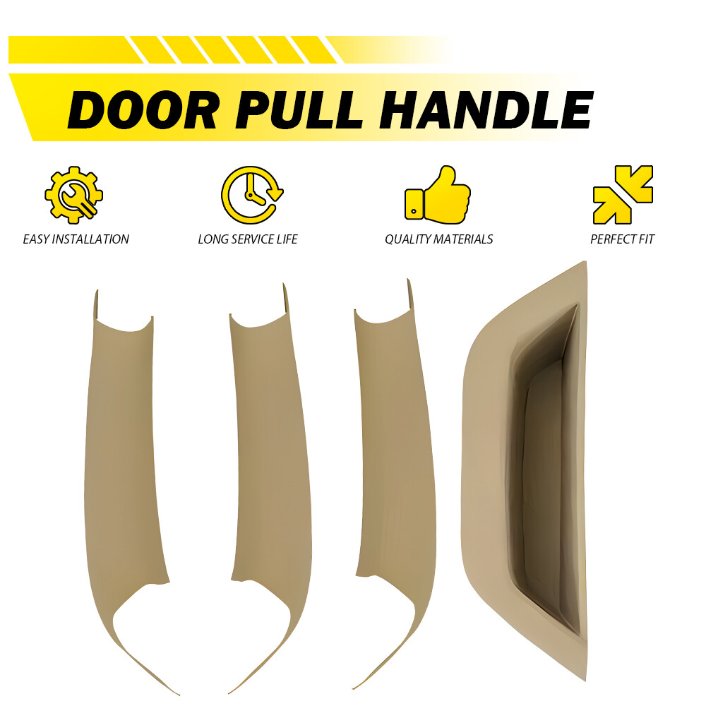 4pcs Inner Interior Door Handle Panel Cover Trim For BMW X3 X4 F25 F26 2010-2017