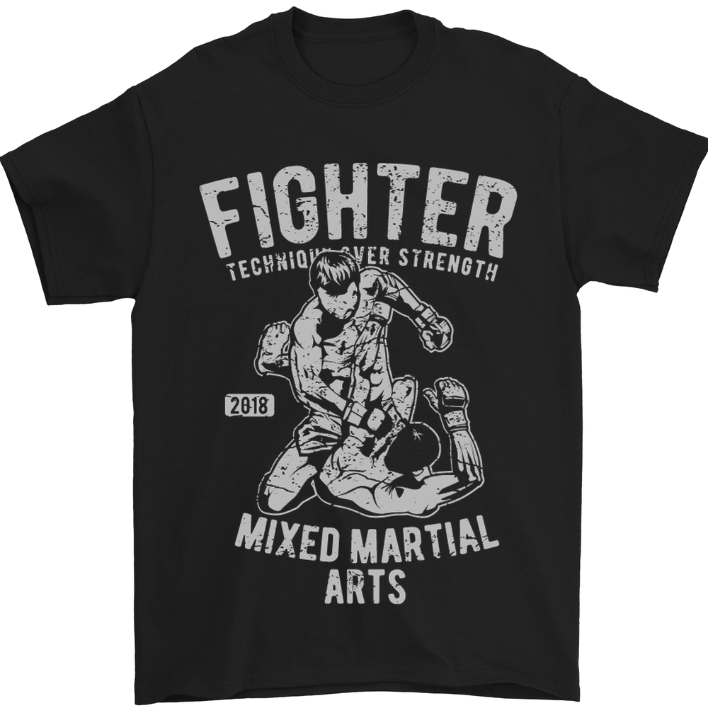 MMA Fighter MMA Mixed Martial Arts Gym Mens T-Shirt 100% Cotton