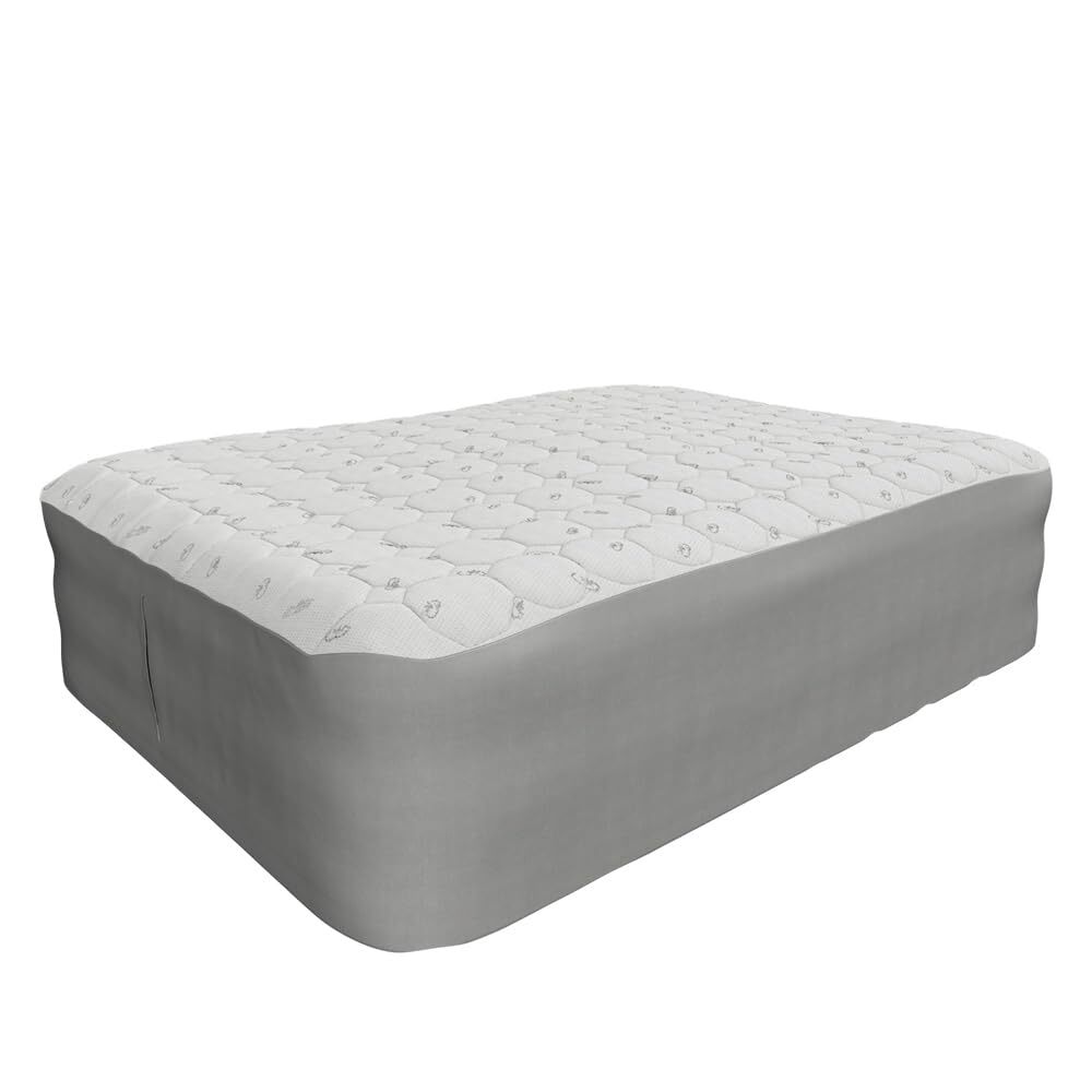 Queen Size Mattress Pad Extra Thick Mattress Cover Quilted Fitted Mattress Pr...