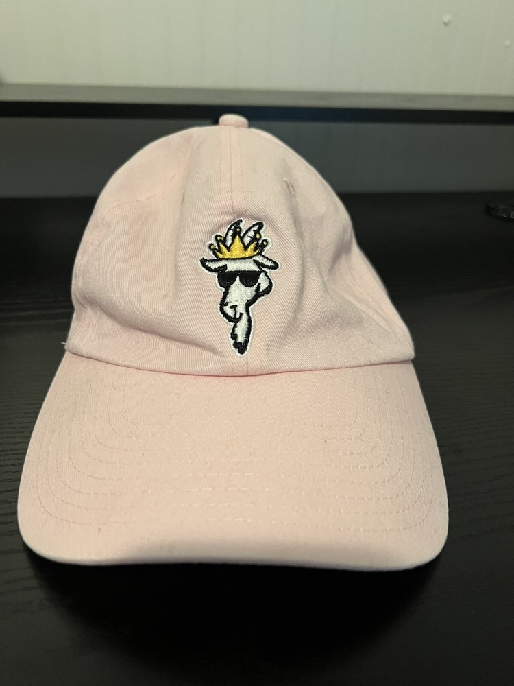 Goat USA Adjustable Hat/Cap W/Embroidered Logo - Pink