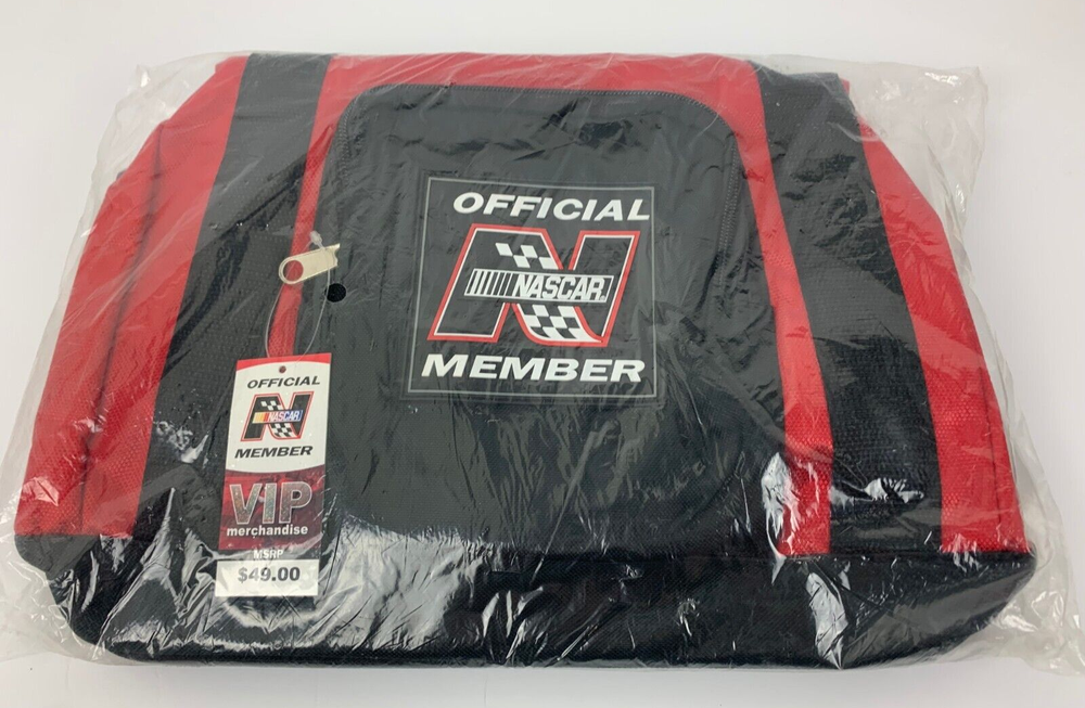 Nascar VIP Racing Bag Official Merchandise Black Red New Fathers Day Gift-image