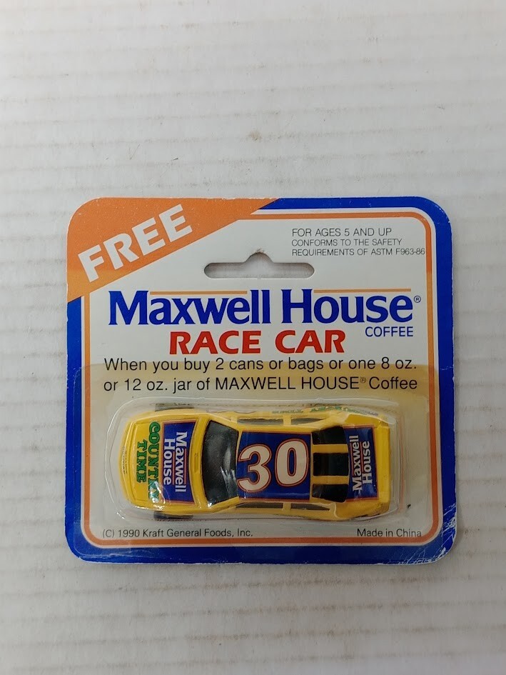 1990 Maxwell House #30 NASCAR Race Car 1:64 by Kraft General Foods  