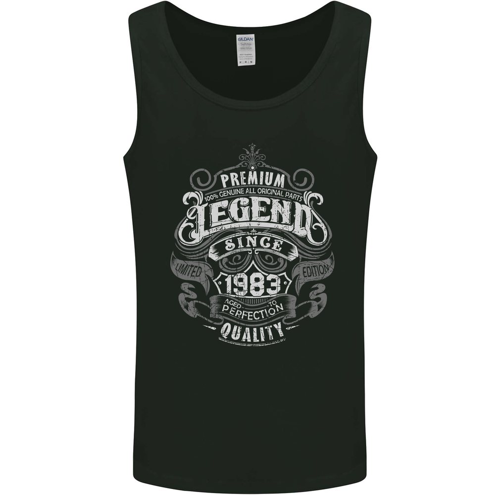 Premium Legend 42nd Birthday 1983 Mens Vest Tank Top