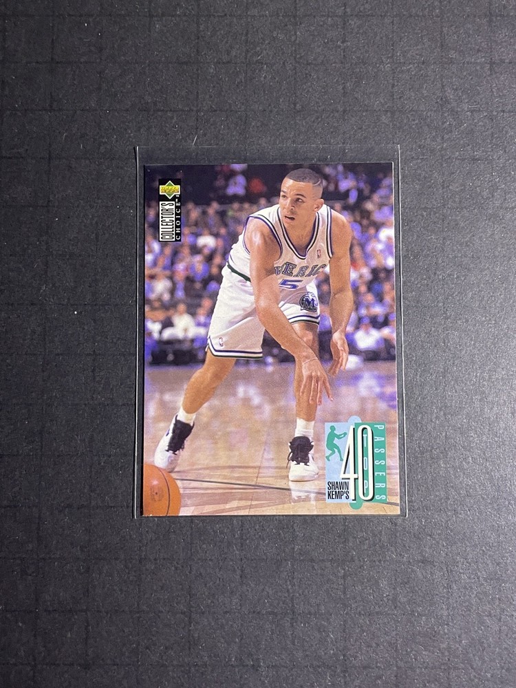 1995-96 UD Collectors Choice Jason Kidd Top Passers #407 - Dallas Mavericks (1)