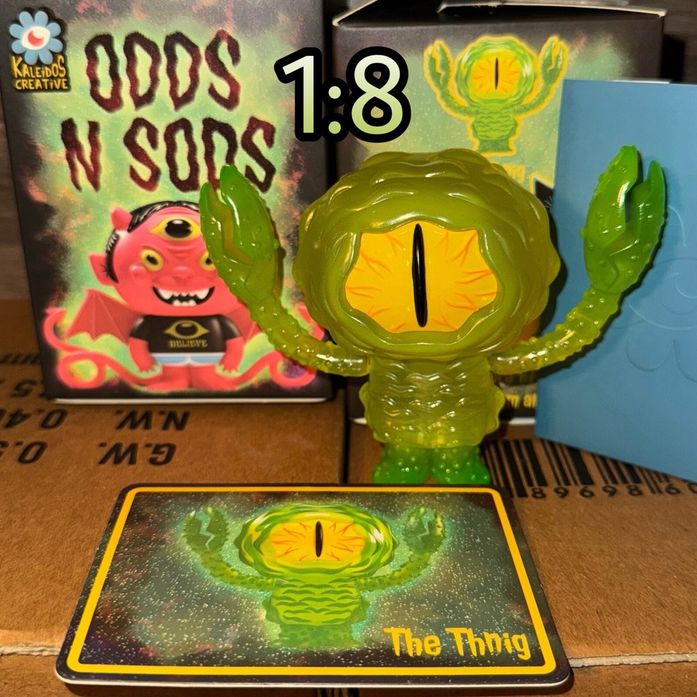 1:8 The Thnig Kaleidos Creative Odds N Sods Rare Blind Box Vinyl Figure 2024