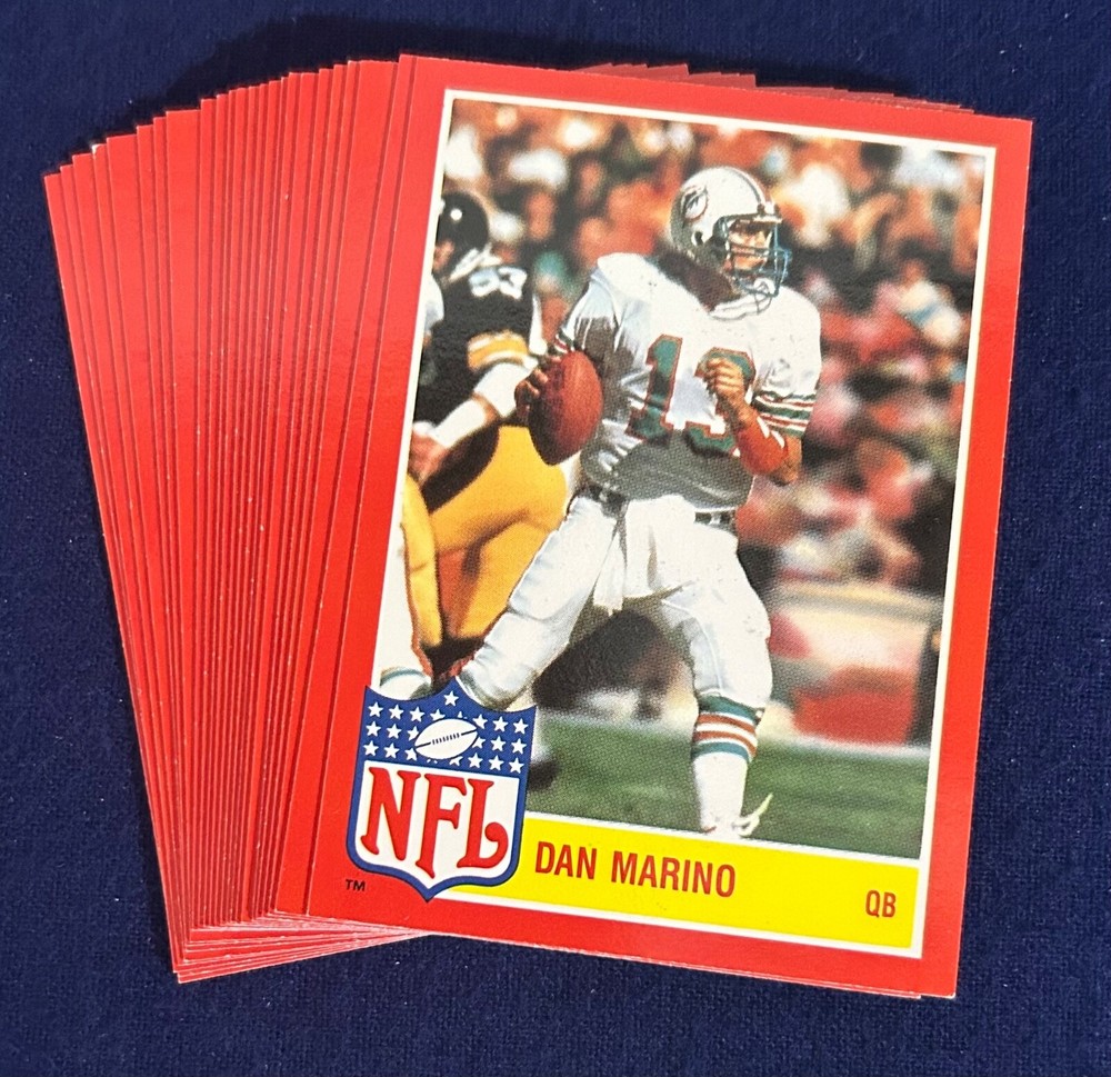 LOT OF 25  1985 TOPPS GLOSSY INSERT #6 DAN MARINO 2ND YR HOF