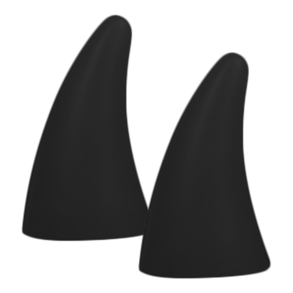 1 Pair Car Roof Decoration 3D Stereo Devil Horns Car Sticker Helmets Decor