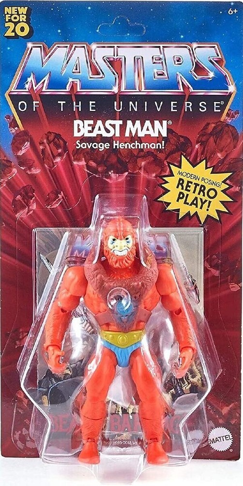 MOTU Origins Beast Man Action Figure Masters of the Universe Collectible