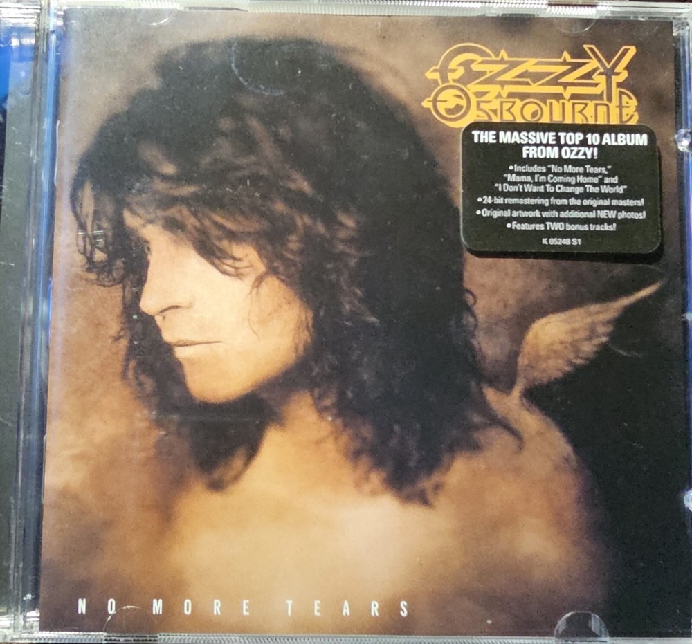 Ozzy Osbourne - No More Tears (CD 1991 / 1995 Epic) Hype Sticker Remastered