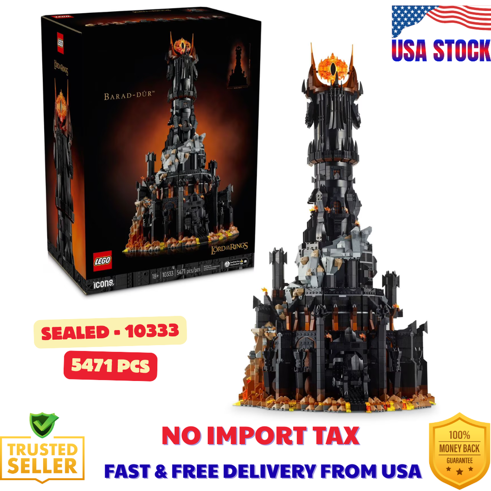LEGO Icons Lord of The Rings Barad-dûr Building Set for Adults - Lord of The Rin