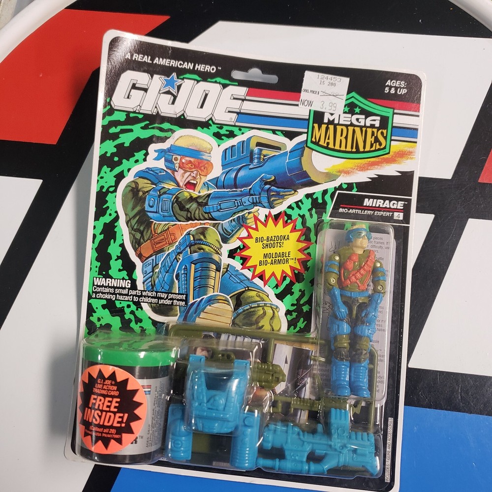 Vintage Sealed MOC GI Joe Mirage Mega Marines ARAH Hasbro Action Figure