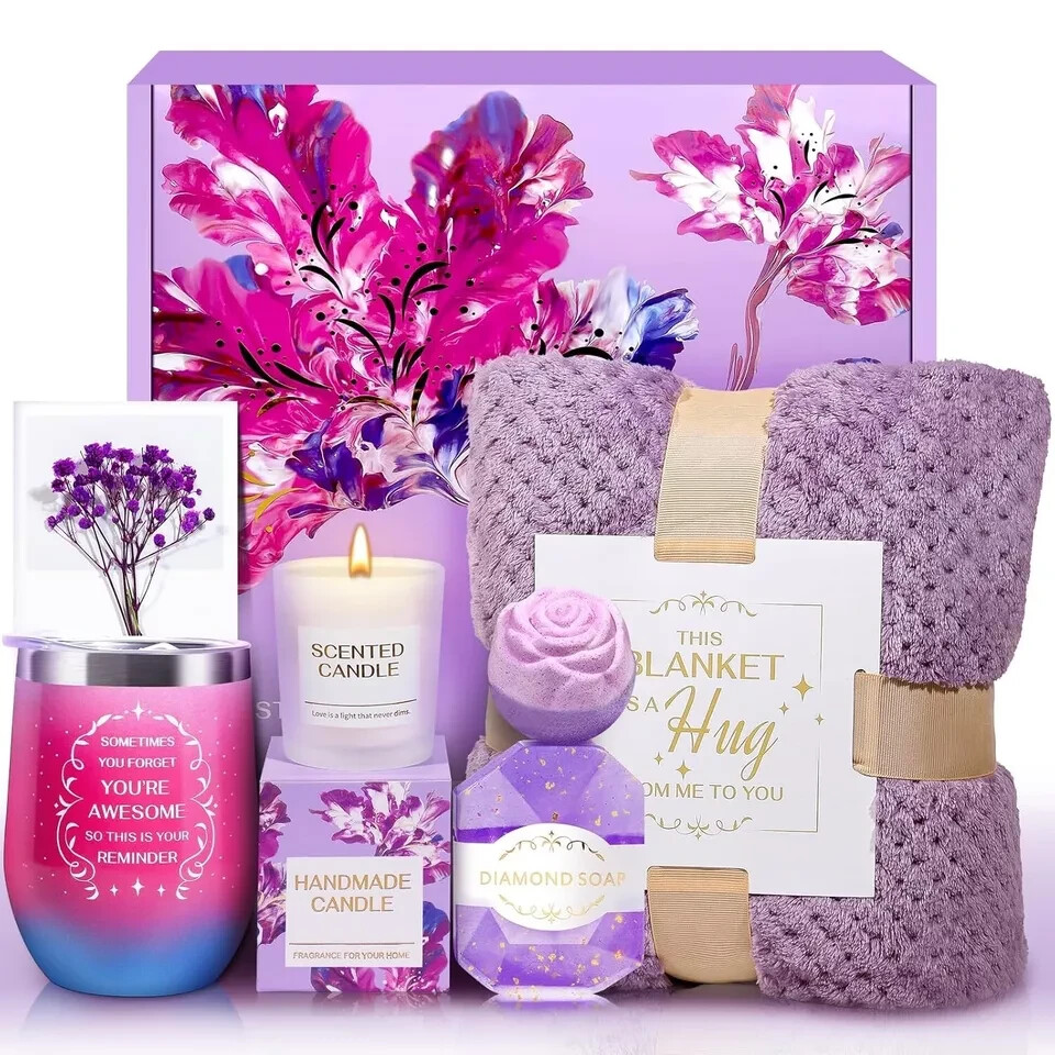 Valentines Day Gifts for Her, Women, Girlfriend, Wife, Gift Basket-image