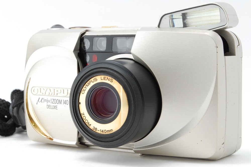 [NEAR MINT] Olympus mju Zoom 140 Deluxe Point & Shoot 35mm Film Camera JAPAN