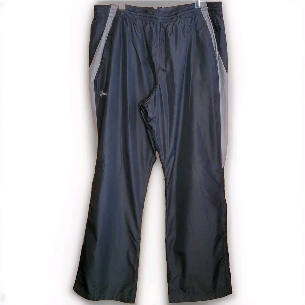 Under Armour Mens XXL Black Gym Joggers with Tapered Fit and Pockets