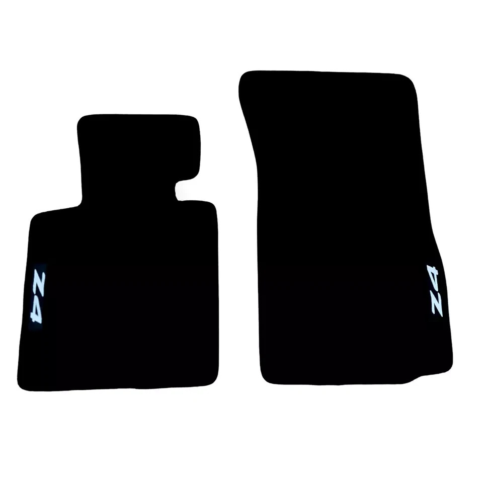 Front Car Floor Mats Velour For BMW Z4 E85/86 2003-2009 Waterproof Black Carpets