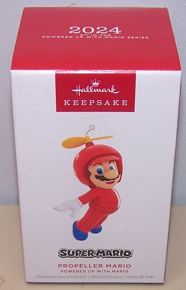 2024 Hallmark Keepsake Ornament Super Mario Propeller Mario