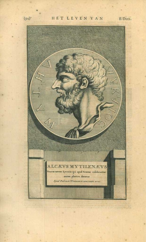 Portrait of Alcaeus of Mytilene
