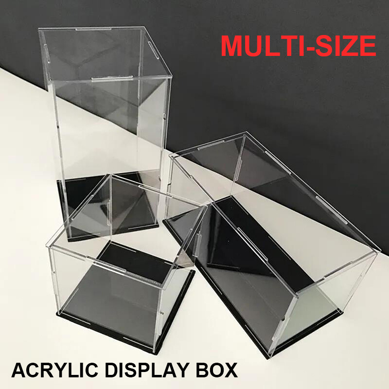 Acrylic Display Case Action Figures Model Toy Box Showcase Dustproof Protection