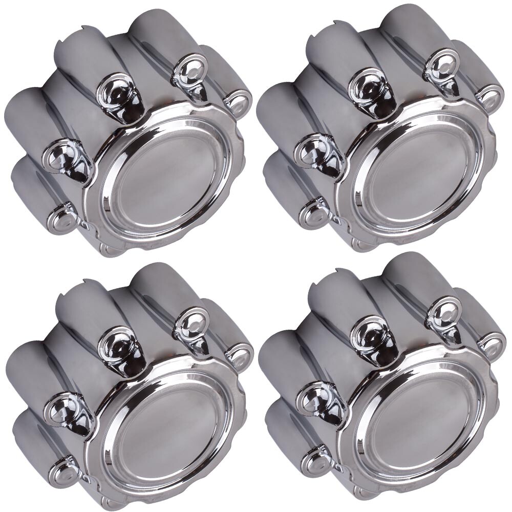 4pcs Wheel Center Hub Cap Chrome for Ford for F-250 F-350 Super Duty Return