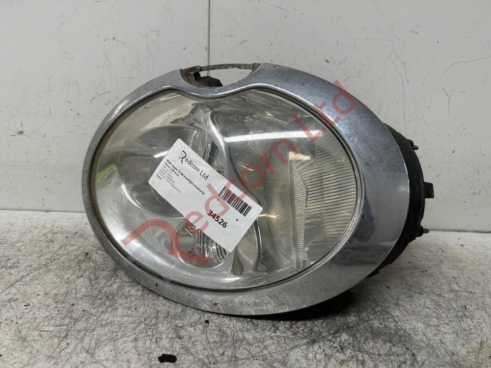 MINI Cooper 02-06 Headlight Headlamp Xenon Left Side