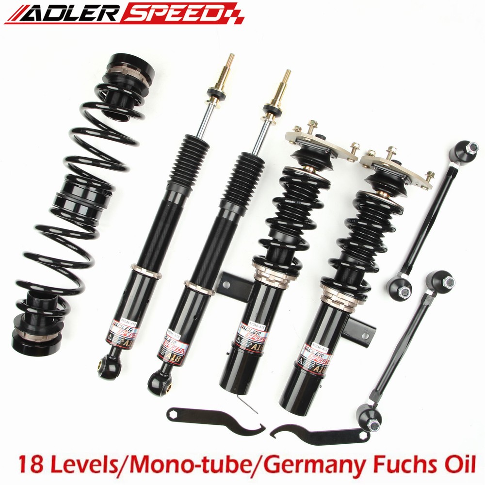 New Coilovers Kit For Audi A3 8P 06-13 54.5mm 18 Way Adjustable Shocks Absorbers