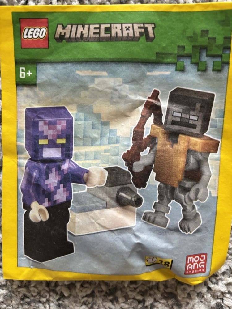Lego Minecraft Stray, Crystal Knight and Shooter paper bag