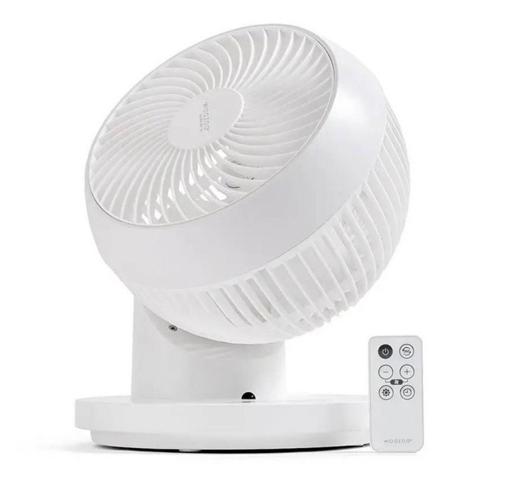 IRIS WOOZOO 360° Oscillating Fan with Remote and Timer 3 Speed Settings New!