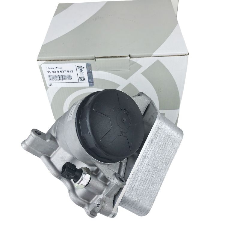 Oil Filter Housing w/ Oil Cooler Gasket for BMW 328i 335i 528i X3 Z4 11428637812