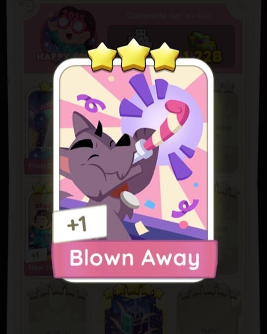 Blown Away MONOPOLY 3 Stars ⭐️⭐️⭐️ Sticker | FAST DELIVERY