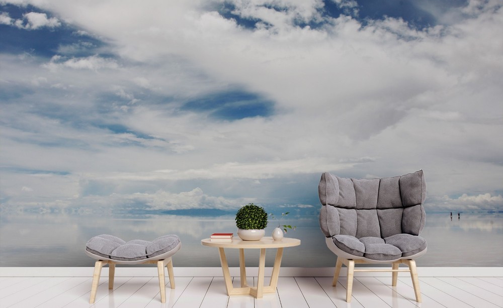 3D Sky Clouds Sea Landscape Wall Murals Wallpaper Murals Wall Sticker
