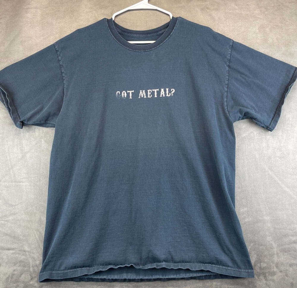 Metal Lover? Fruit of the Loom Mens XL Black Crew Neck T-Shirt (430)