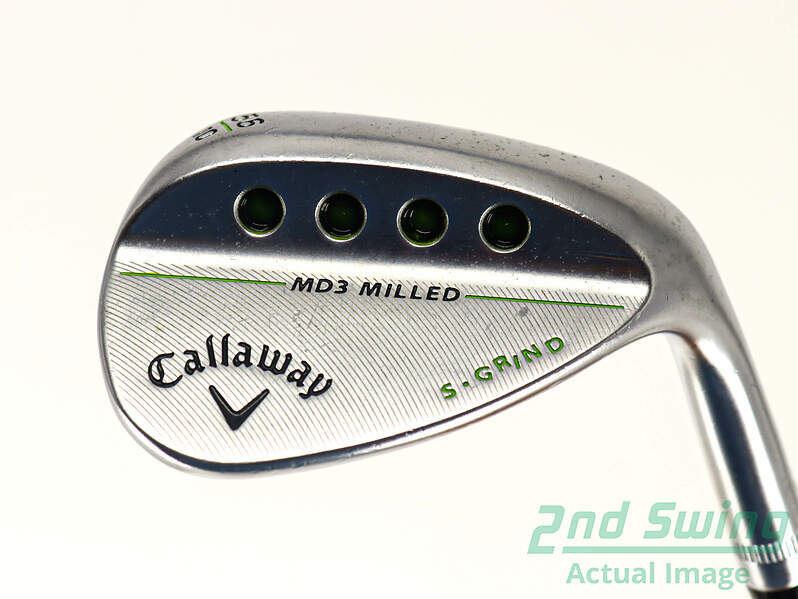 Callaway MD3 Milled Chrome 56° SW S-Grind Wedge Steel Flex Right 35.2