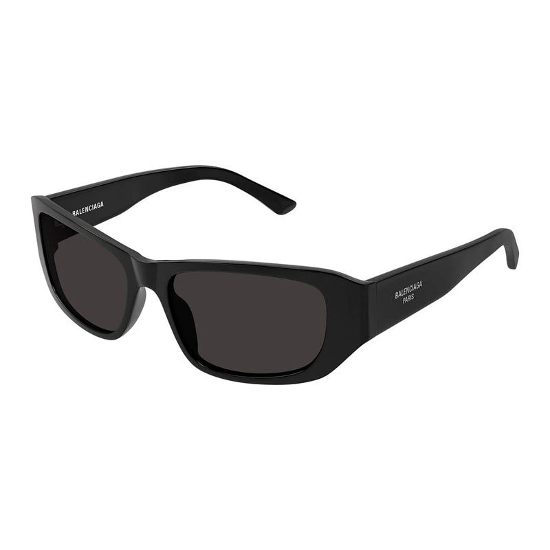 Balenciaga BB0365S 001 Black/Grey 57-17-145 Sunglasses New Authentic
