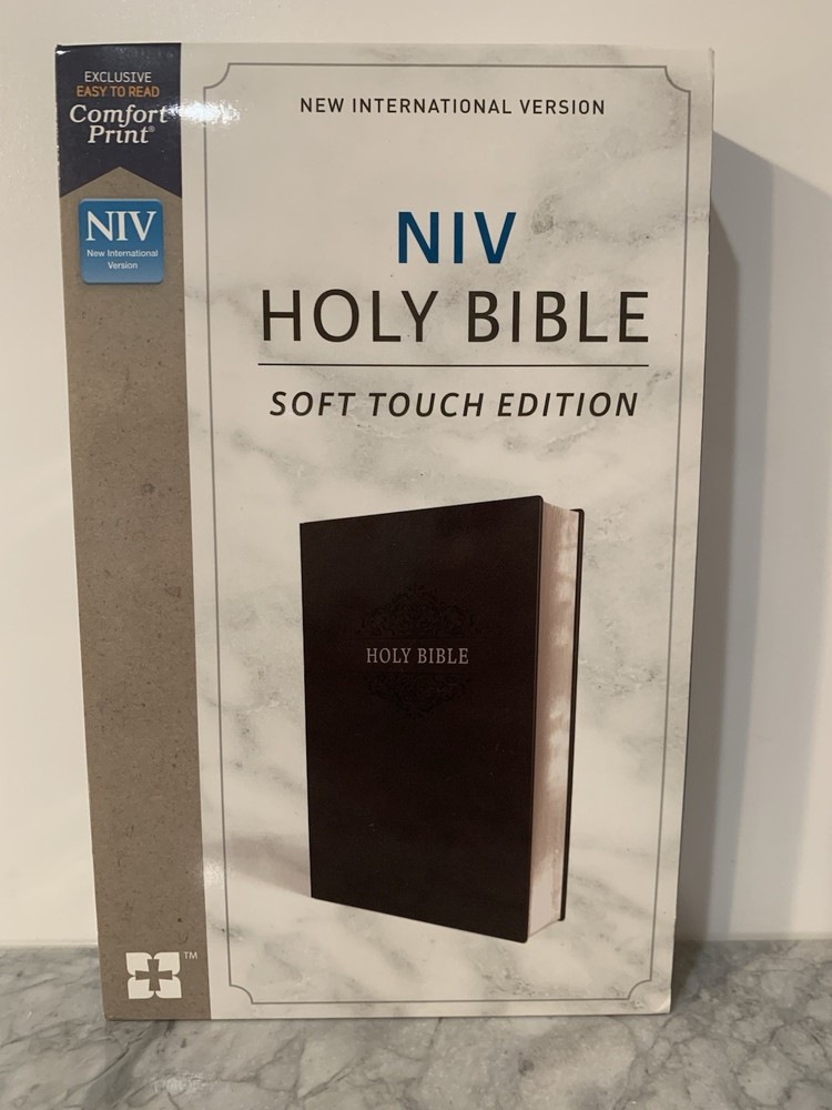Holy Bible NIV Soft Touch Black Imitation Leather Edition-image