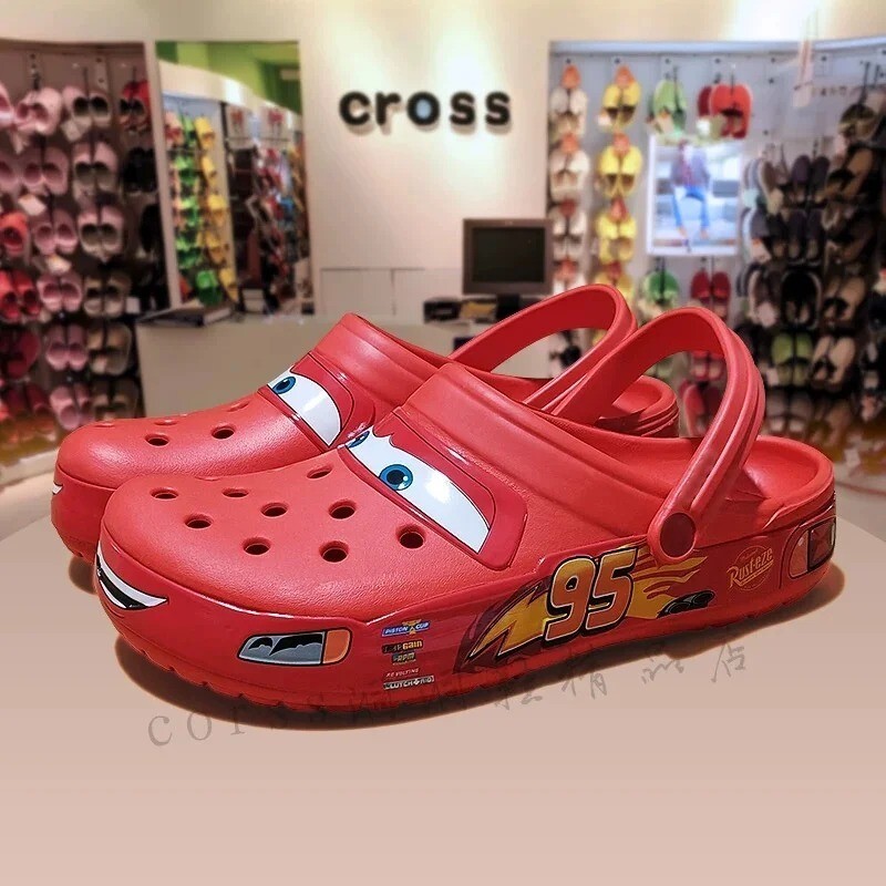 Crocs Lightning McQueen Classic Clogs Cars Disney Pixar All Size NEW NO LIGHT UP