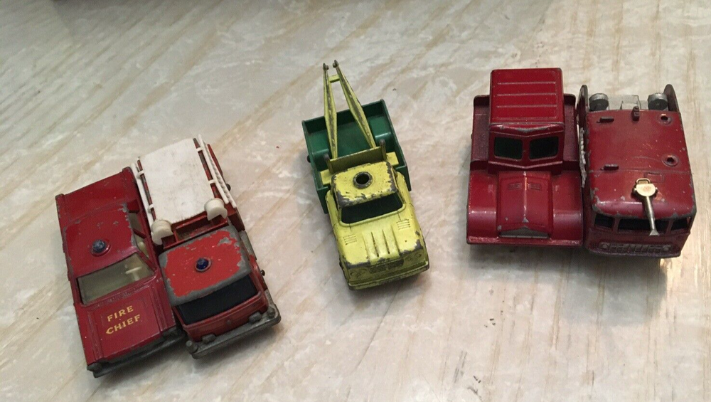 Lot of Vintage Matchbox, by Lesney, 1966-1970, G-F Condition
