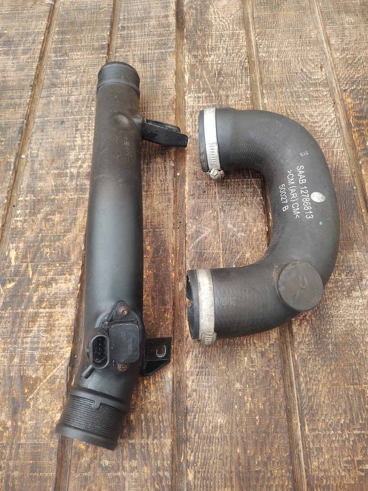 Intercooler Pipe Tube 9-3 2003 2007 Saab 2.0L Turbo Air Inlet Hose OEM 12786813