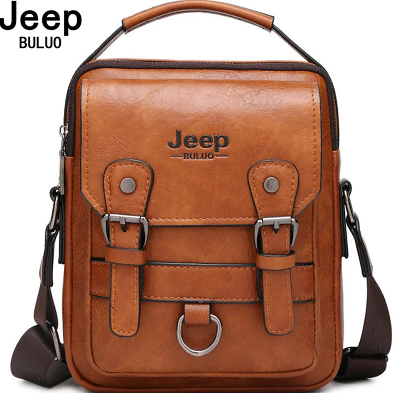 Jeep Buluo Multi-Function Large Capacity Men's Business Shoulder Bag