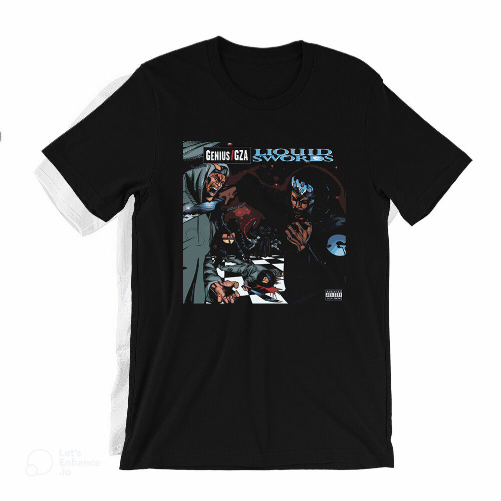 Gza Liquid Swords T Shirt, Ghostface Rza, 90s Boom Bap Old School Wu-Tang Clan