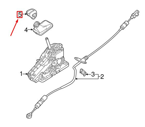 VOLVO XC60 MK2 Genuine Gear Shifting Knob Part 31437770 New OEM