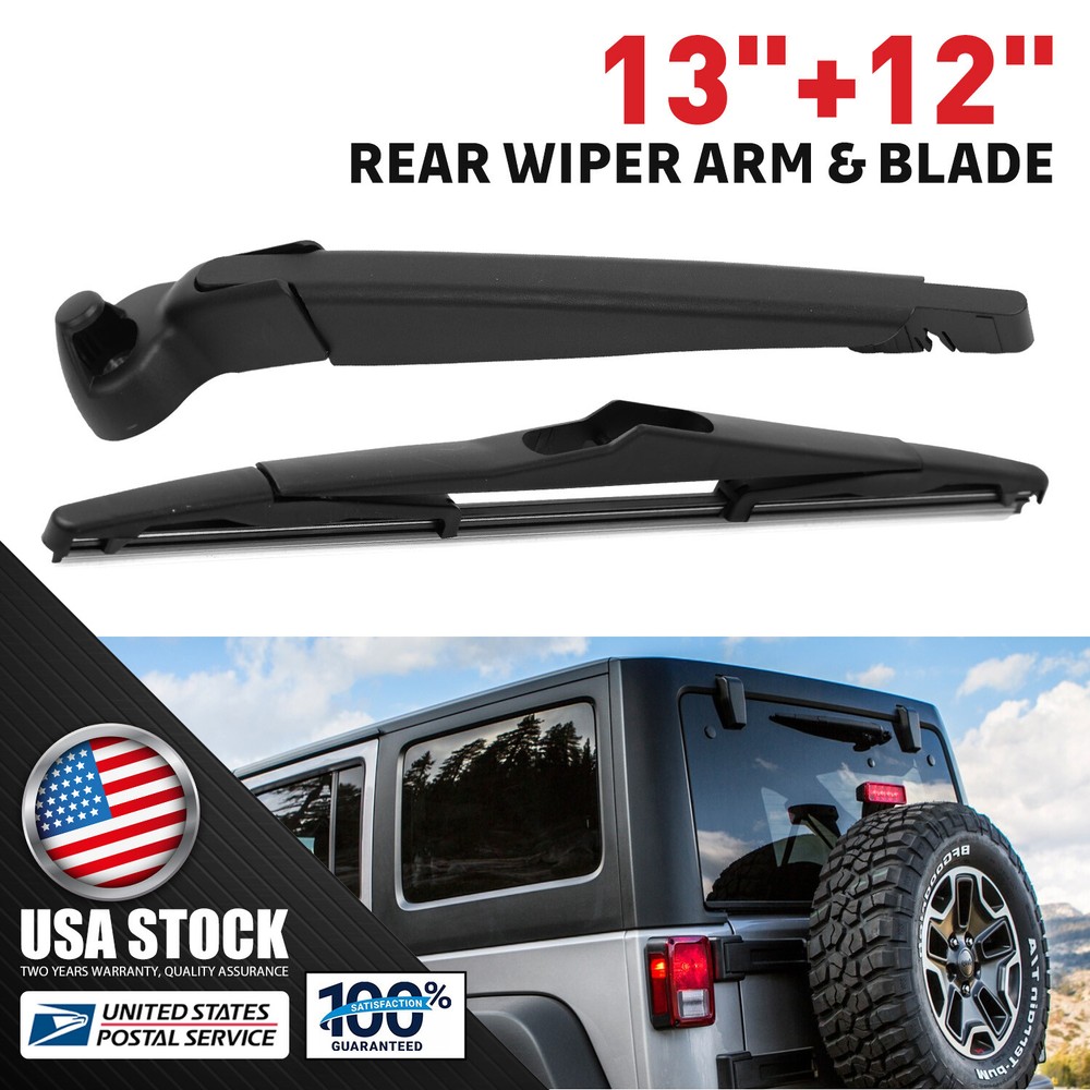 Jeep Wrangler JK Rear Wiper Arm & Blade Replacement 2007-2016 68002490AB