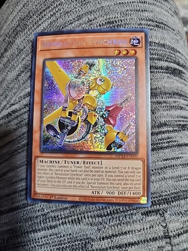 Revolution Synchron MP24-EN090 Prismatic Secret Rare Mint 1st Edition Yu-Gi-Oh!
