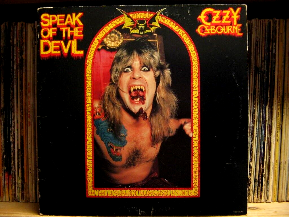 Ozzy Osbourne / Speak Of The Devil - Classic Metal - 1982 Jet OG/Sabbath Tracks