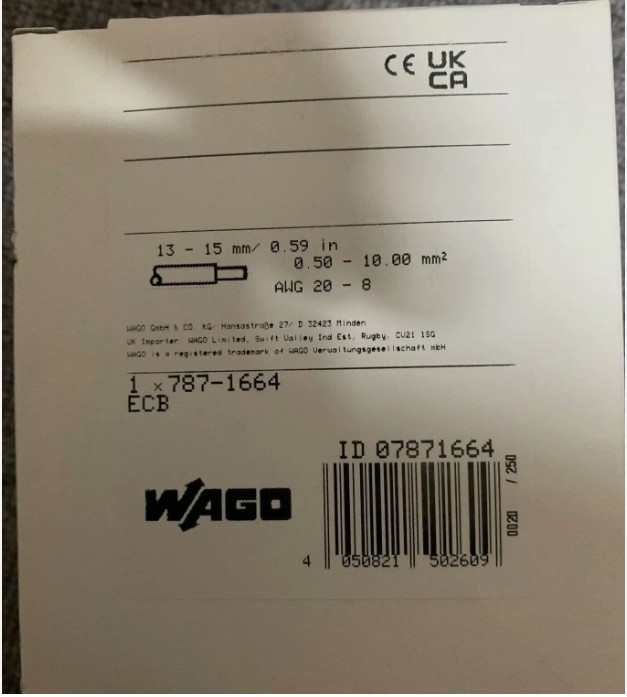 New In Box WAGO  787-1664 PLC Module  787-1664  787-1664