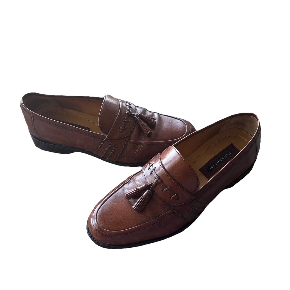 Florsheim 18218 Fremont Men’s Tassel Loafers - Brown Leather - Size 9 D