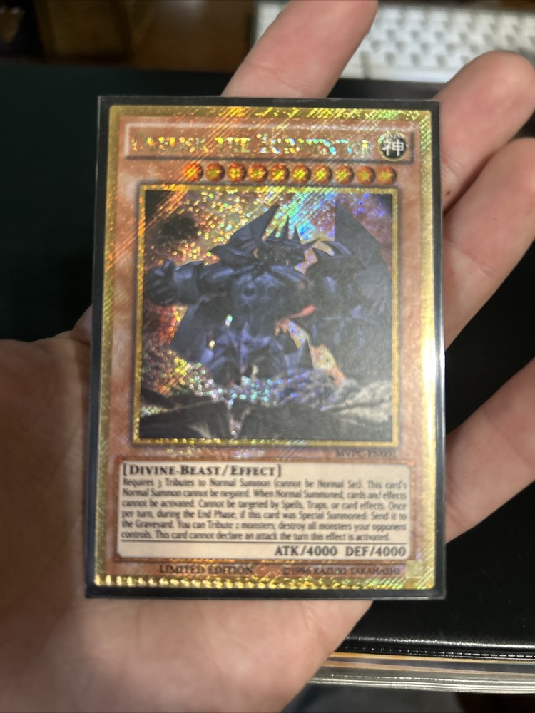 Obelisk The Tormentor YuGiOh Card Special Edition Rare Collectible